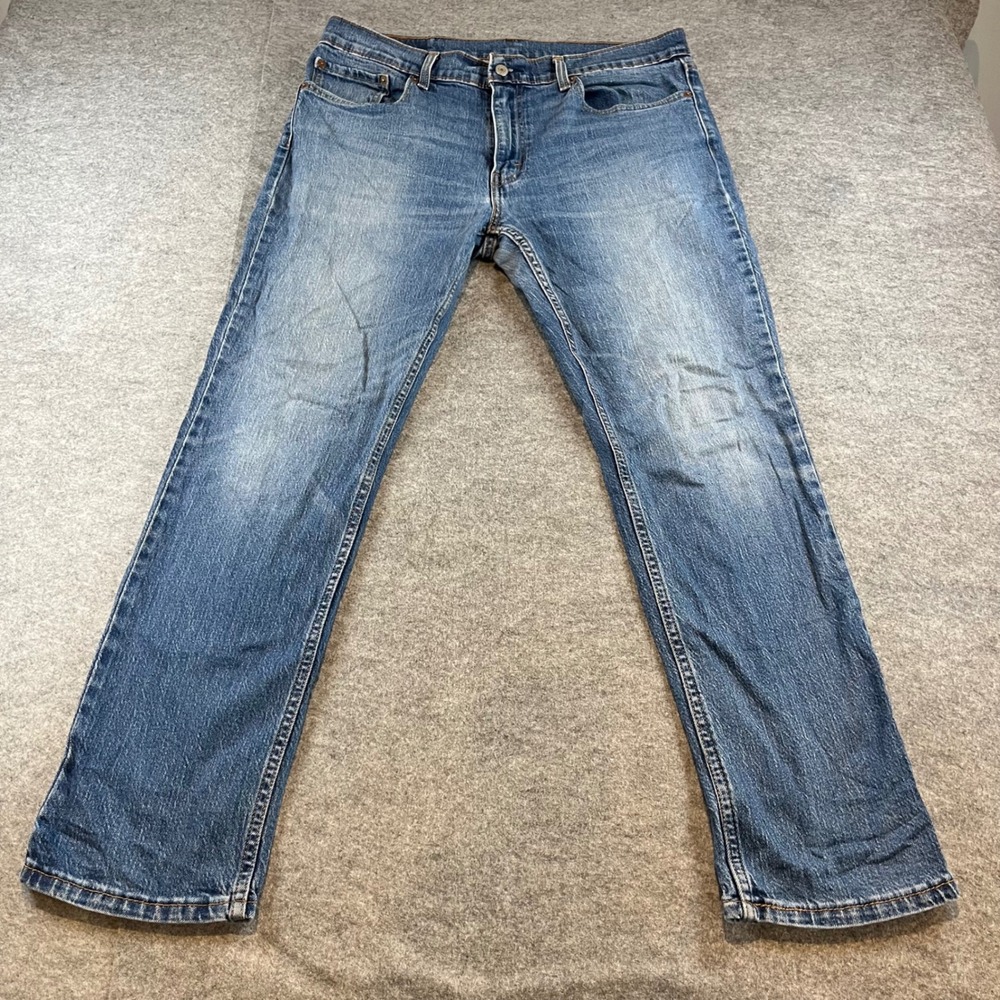 Levis Mens 511 Slim Fit Blue Denim Jeans Casual Streetwear 36x30 Medium Wash